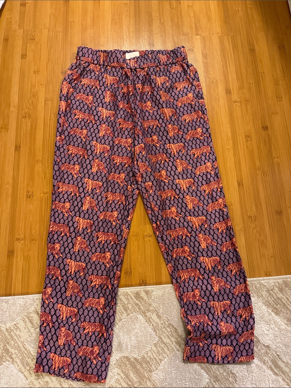 🐅 Silk J Crew Collection Tiger Pants 🐅